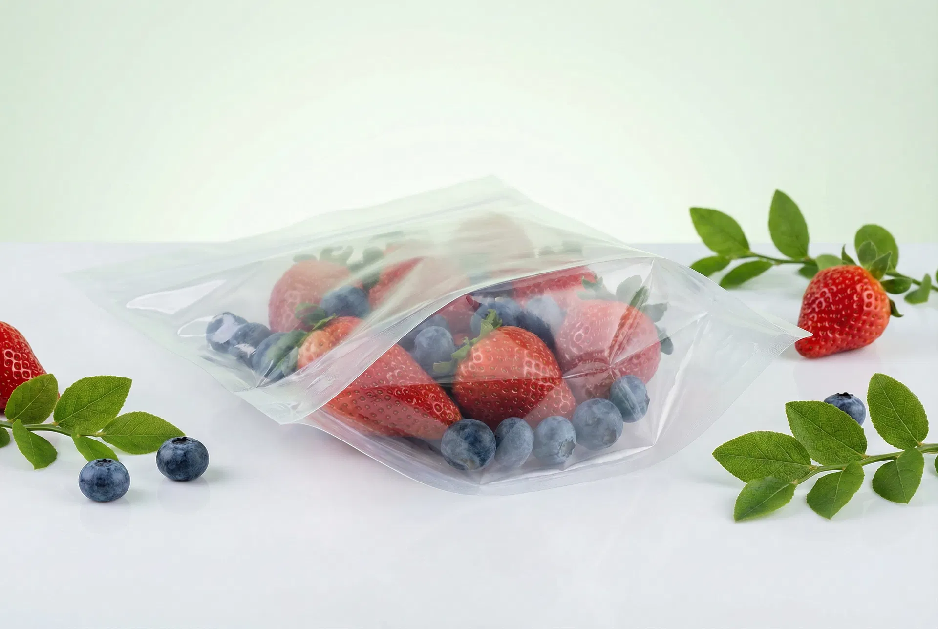 Clear flexible packaging featuring HyperBarrier Film